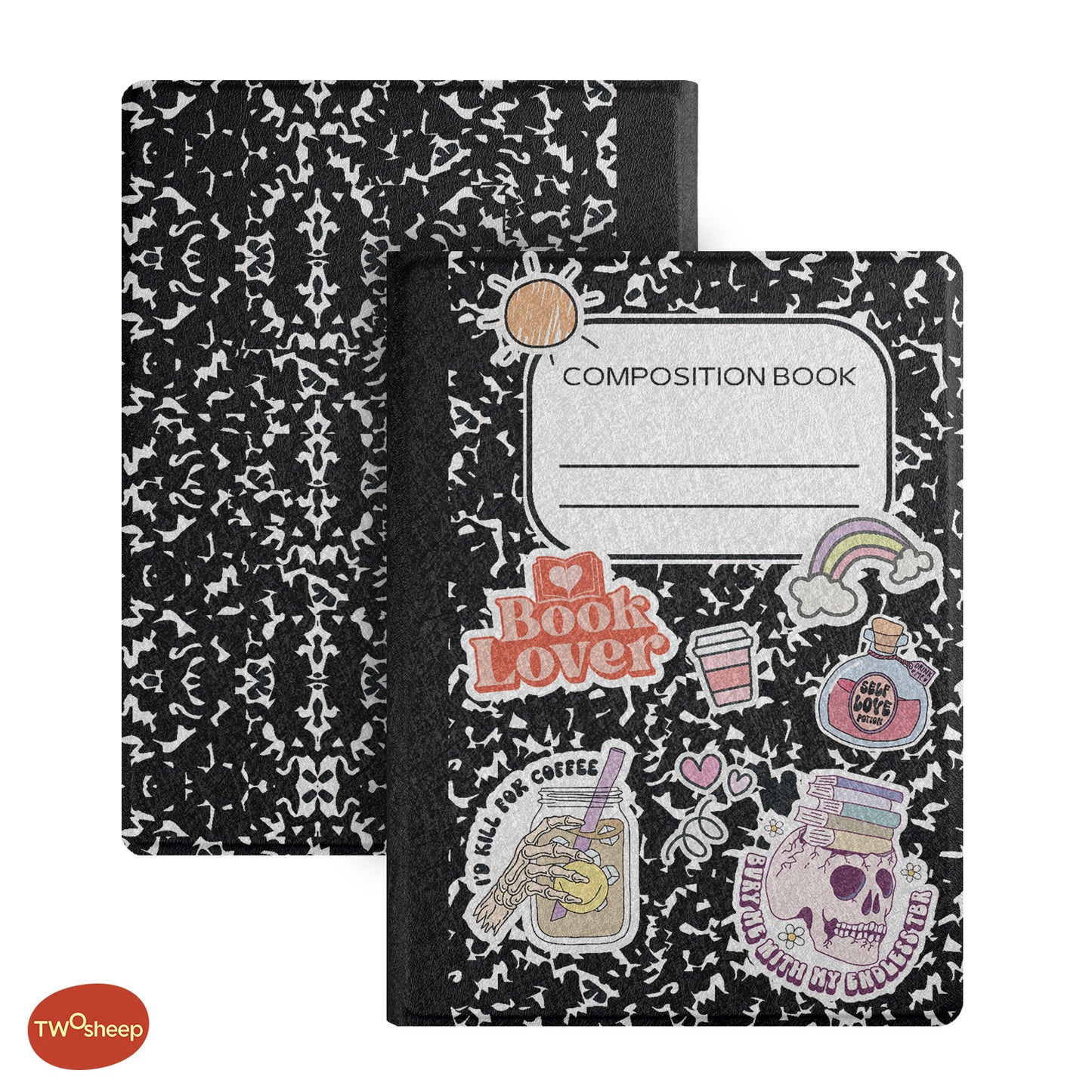 Composition Book Magnetic Detachable Cover Case for Bigme B6