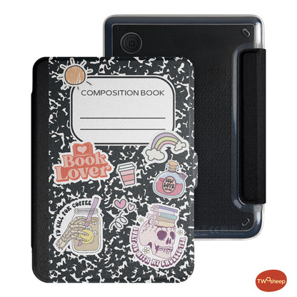 Composition Book Detachable Case for Kobo Clara Colour BW 2E