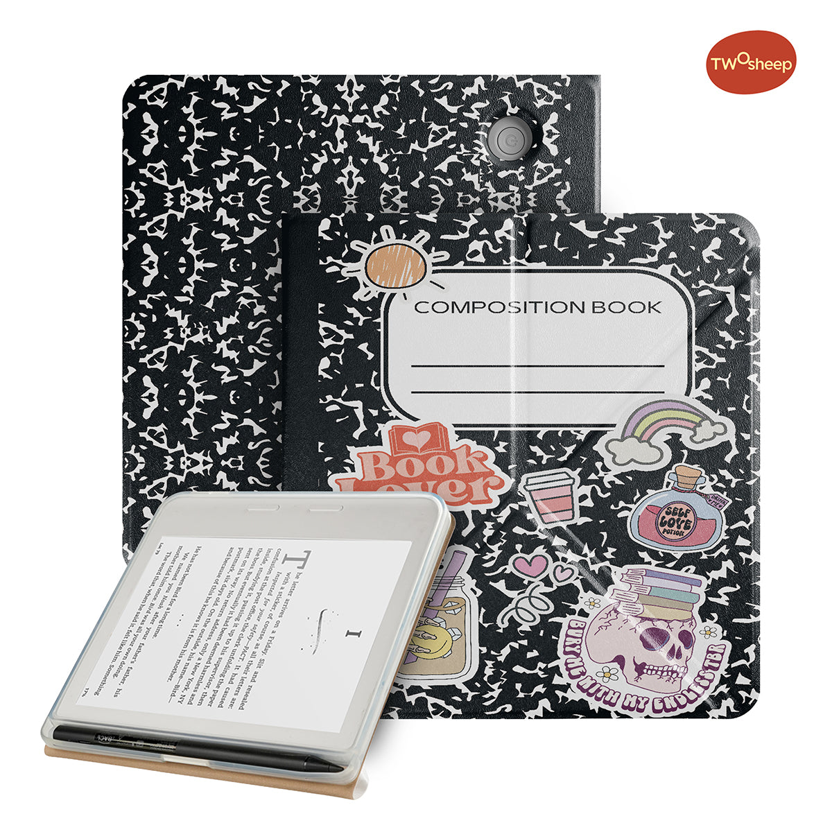 Composition Book Cover for Kobo Libra Colour & Libra2