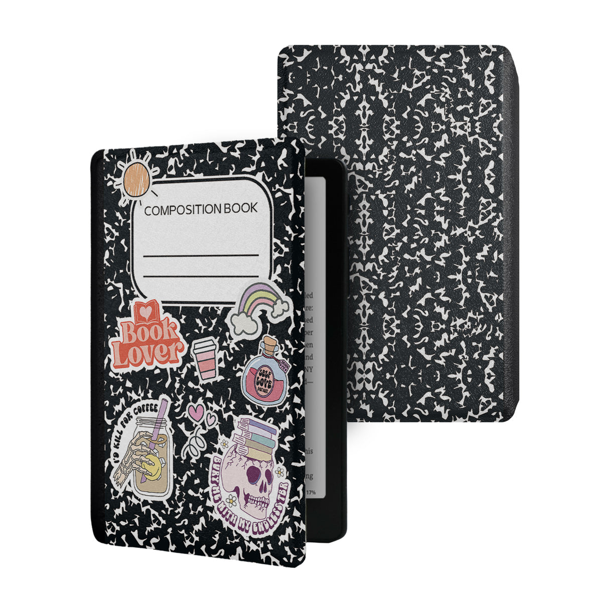 Composition Book Style Frameless Magnetic Cover Case XTEINK X4 Pro