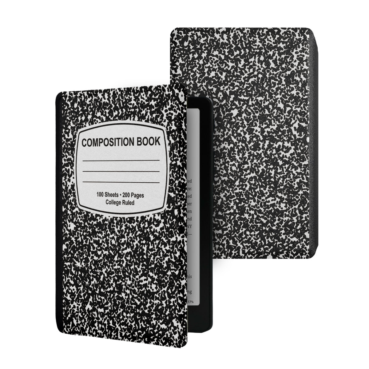 Composition Book Style Frameless Magnetic Cover Case XTEINK X4 Pro