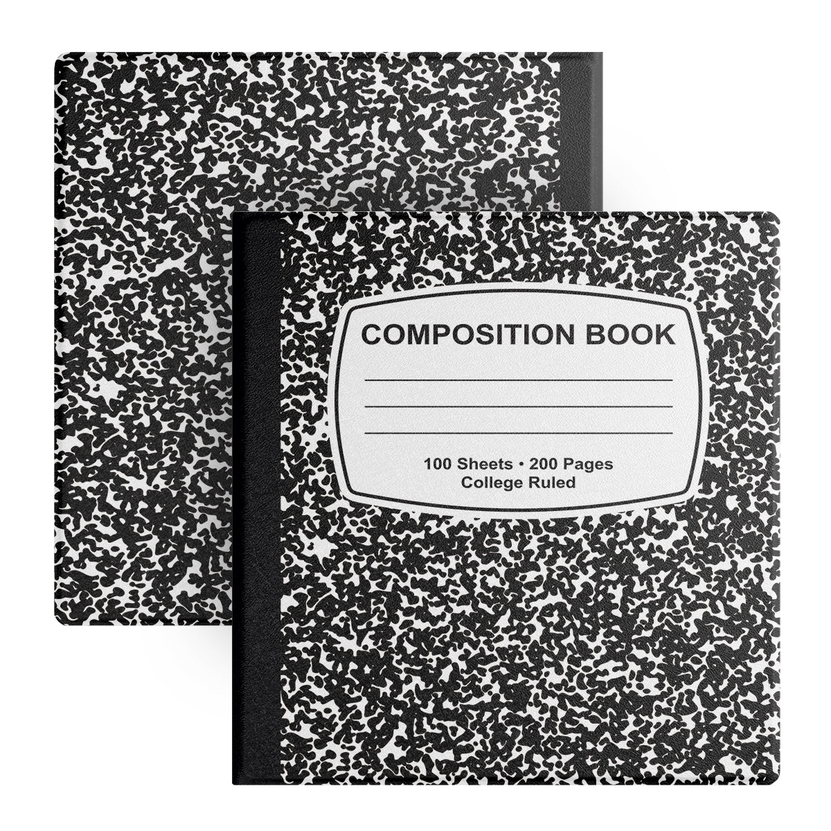 Composition Book Magnetic Detachable Cover Case with Stylus Slot for Bigme B751, Bigme B751C