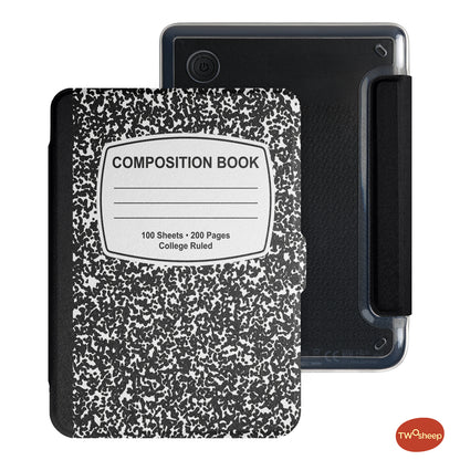 Composition Book Detachable Case for Kobo Clara Colour BW 2E