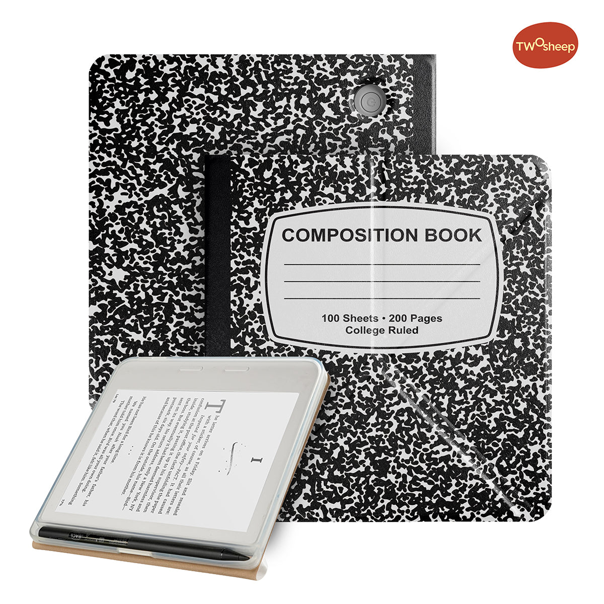 Composition Book Cover for Kobo Libra Colour & Libra2