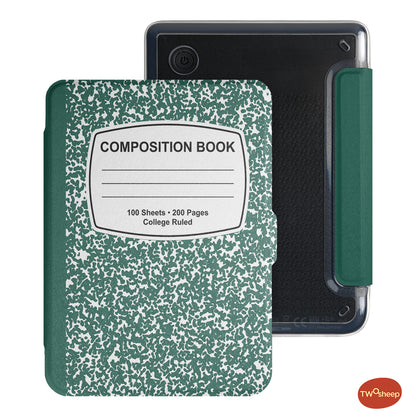 Composition Book Detachable Case for Kobo Clara Colour BW 2E