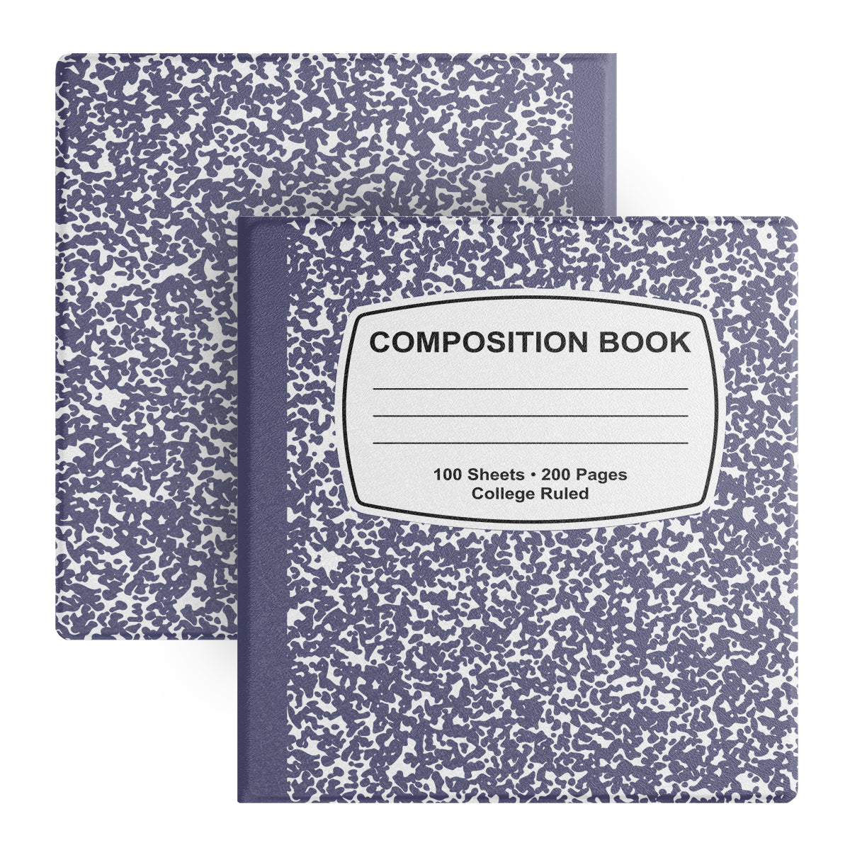 Composition Book Magnetic Detachable Cover Case with Stylus Slot for Bigme B751, Bigme B751C