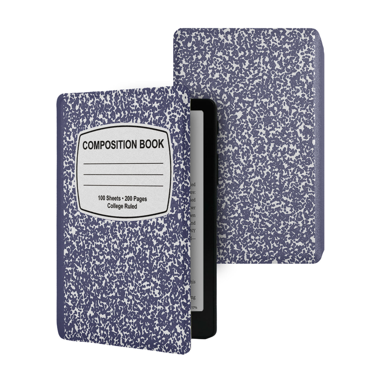 Composition Book Style Frameless Magnetic Cover Case XTEINK X4 Pro