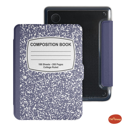 Composition Book Detachable Case for Kobo Clara Colour BW 2E