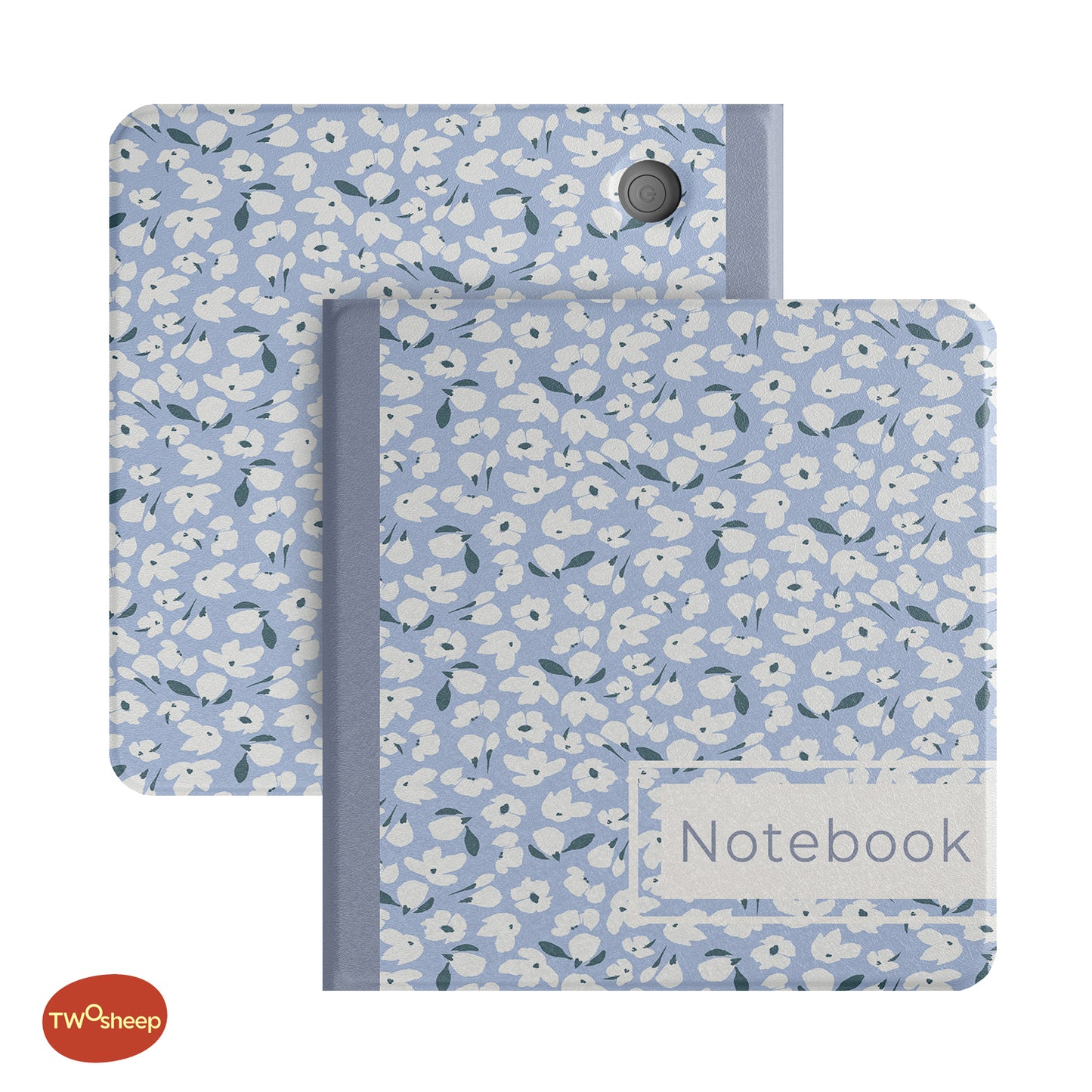 Floral Notebook Detachable Magnetic Folio for Kobo Libra Colour & Libra2