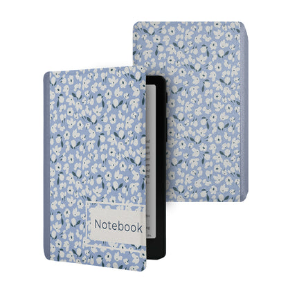 Floral Notebook Style Frameless Magnetic Cover Case XTEINK X4 Pro