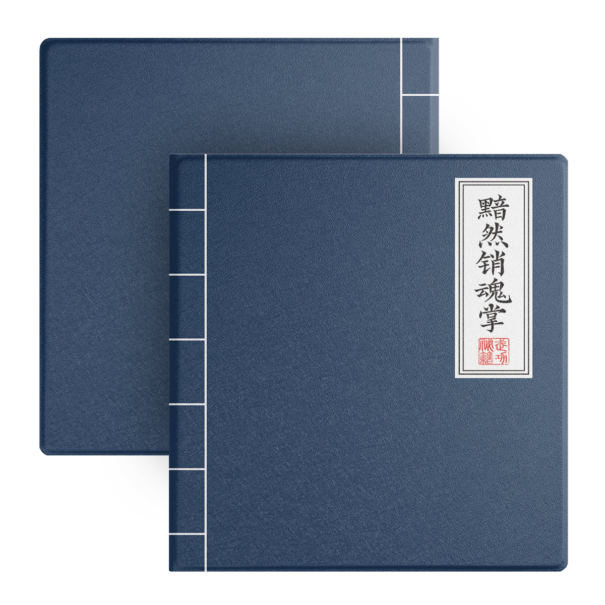 Martial Arts Manual Style Magnetic Detachable Cover Case with Pen Slot for Bigme B751, Bigme B751C