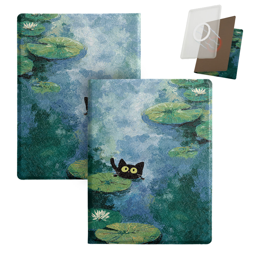 Monet and Cat Detachable Magnetic Cover Case for Boox Go6 GenII
