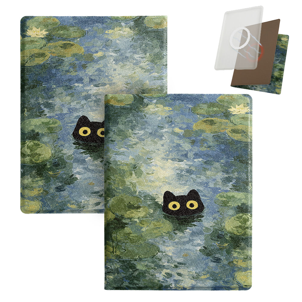 Monet and Cat Detachable Magnetic Cover Case for Boox Go6 GenII