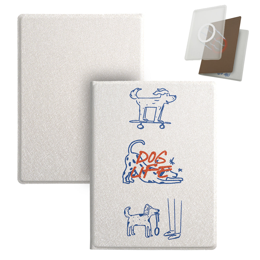 Line Art Cat and Dog Magnetic Detachable Cover Case for Boox Go6 Gen2