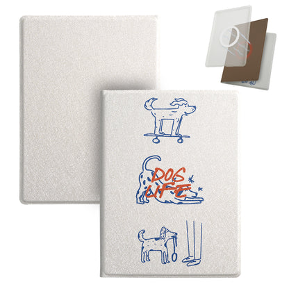 Line Art Cat and Dog Magnetic Detachable Cover Case for Boox Go6 Gen2