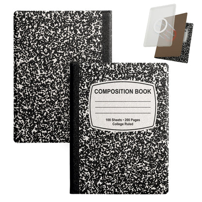 Composition Book Magnetic Detachable Cover Case for Boox Go6 GenII