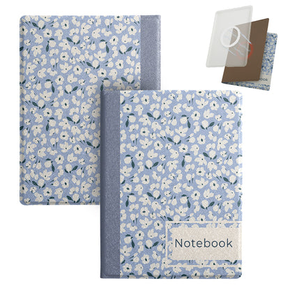 D9 Vintage Floral Notebook Magnetic Detachable Cover Case for Boox Go6 GenII