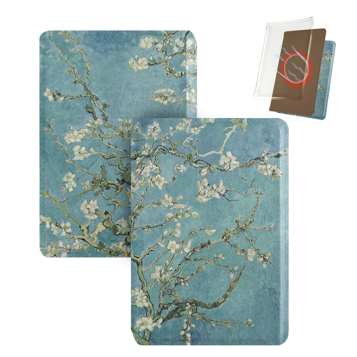 Oil Painting Series Magnetic Detachable Cover Case for XTEINK X4 Pro