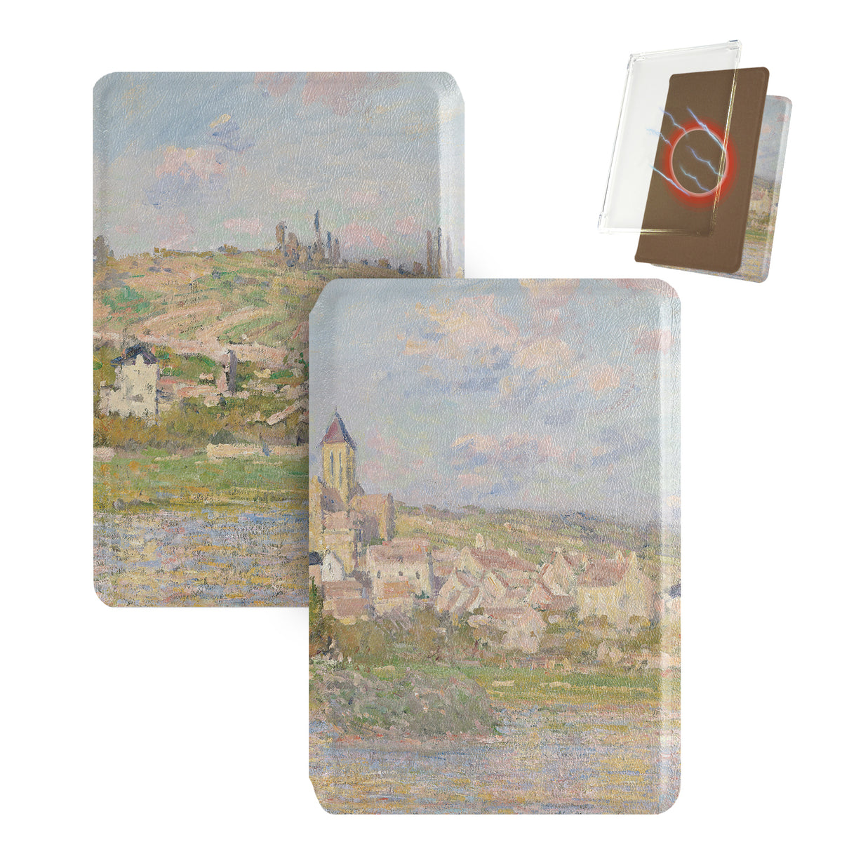 Oil Painting Series Magnetic Detachable Cover Case for XTEINK X4 Pro