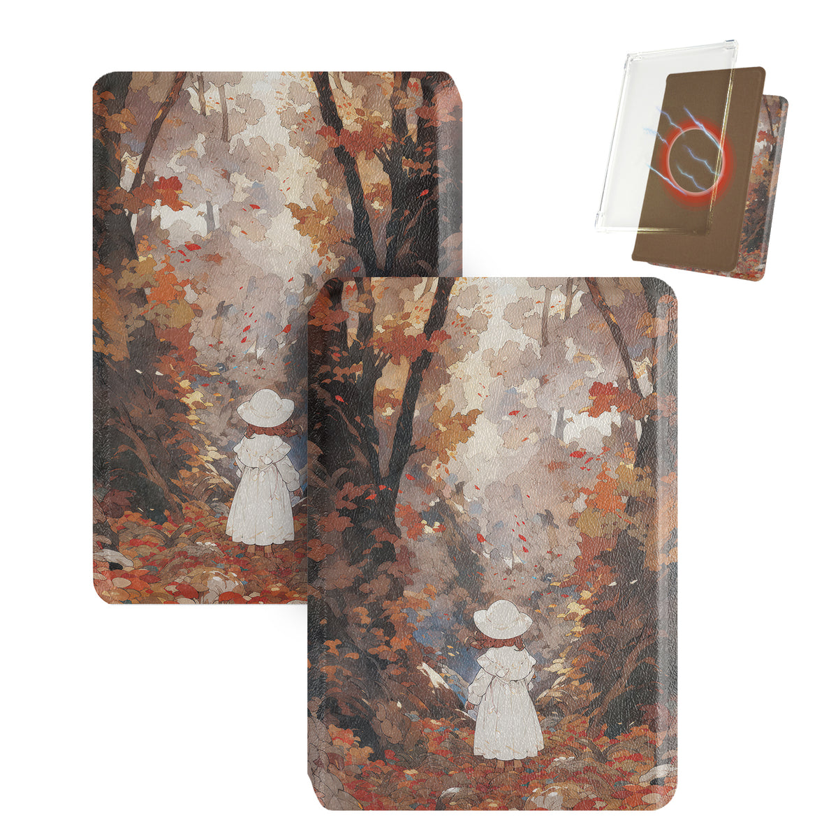 Hand-Painted Artwork Magnetic Detachable Cover Case for XTEINK X4 Pro