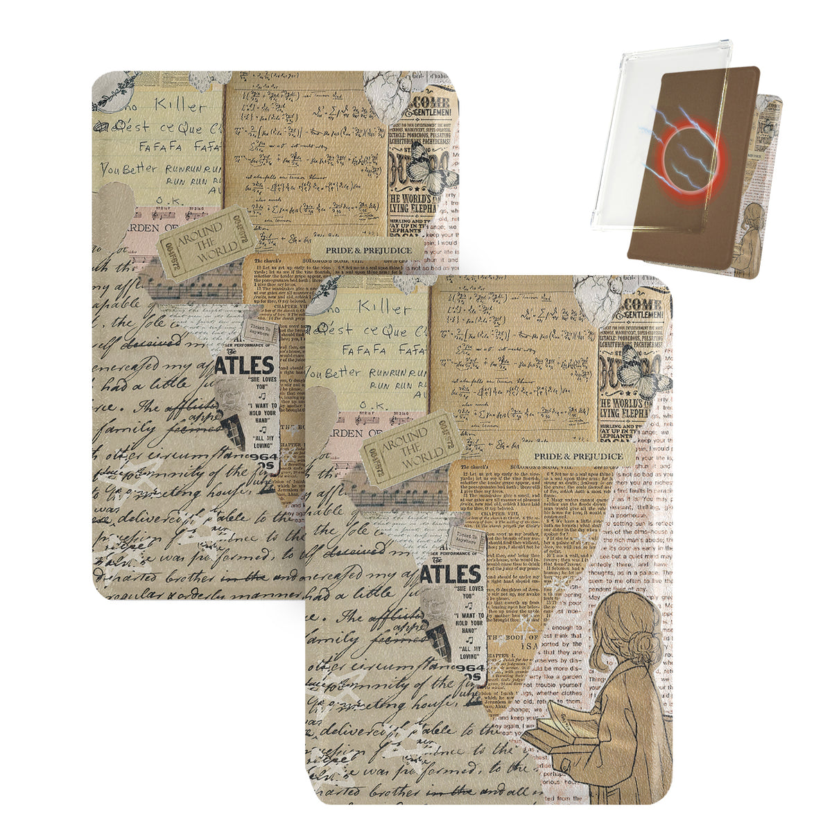 Abstract Art Magnetic Detachable Cover Case for XTEINK X4 Pro