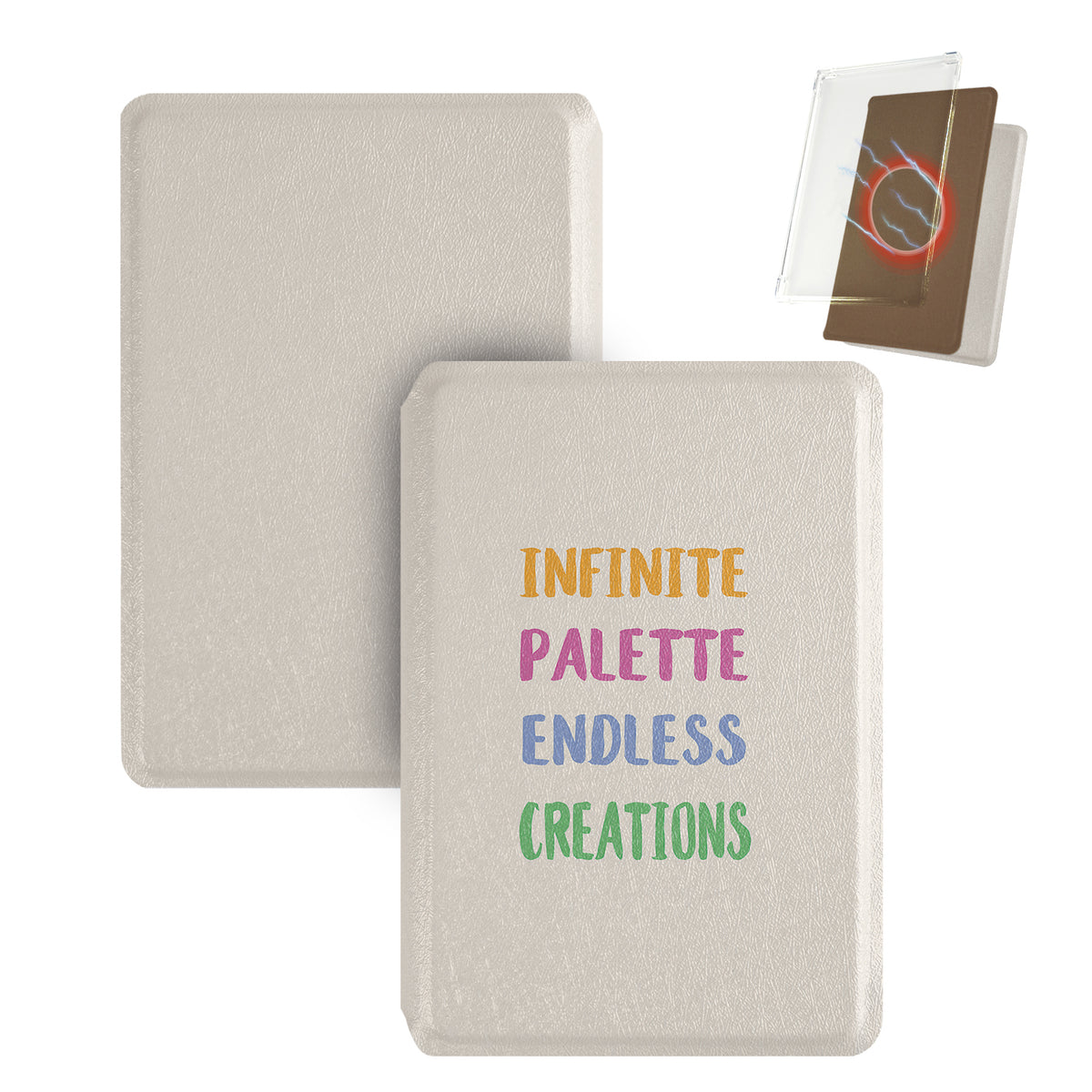 English Quotes Magnetic Detachable Cover Case for XTEINK X4 Pro
