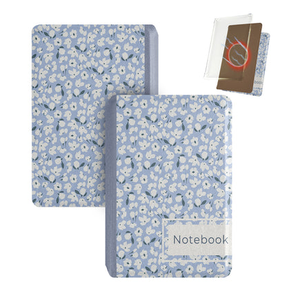 Floral Notebook Style Magnetic Detachable Cover Case for XTEINK X4 Pro